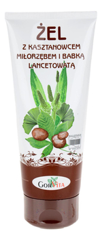 Żel z kasztanowcem, miłorzębem i babką lancetowatą 200ml GORVITA