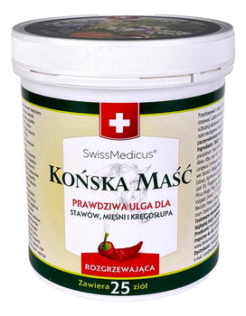 Końska Maść Szwajcarska rozgrzewająca 500ml HERBAMEDICUS