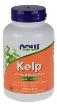 Kelp 150 mcg 200 tab. NOW