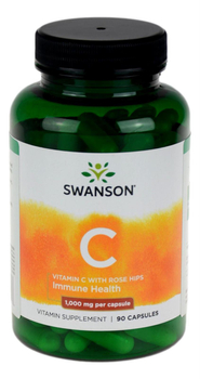 Witamina C 1000mg z dziką różą - 90kaps SWANSON