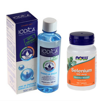 Na Tarczycę - Jod 240 ml + Selen 100 tabl