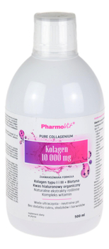 Kolagen 10 000mg - Zaawansowana formuła - 500ml PHARMOVIT