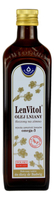LenVitol Olej lniany budwigowy tłoczony na zimno 500ml OLEOFARM