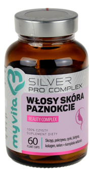 Włosy skóra paznokcie 60 kapsułek MYVITA - Silver