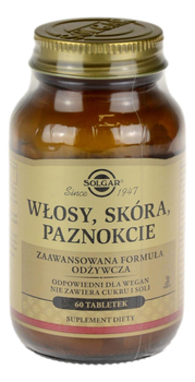 Włosy Skóra Paznokcie 60 tabl. SOLGAR