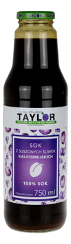 Sok z suszonych śliwek kalifornijskich 100% 750ml TAYLOR