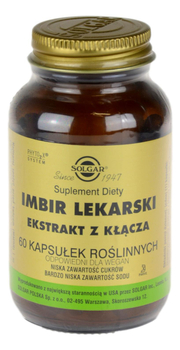 Imbir Lekarski 60 kaps SOLGAR