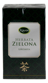 Herbata zielona liściasta 80g KAWON