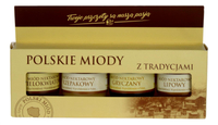 Zestaw miodów z polskich pasiek 4x50g ŁYSOŃ