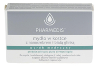 Mydło w kostce z nanosrebrem i białą glinką 100g PHARMEDIS