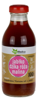 Sok jabłko-dzika róża-malina 100% smaku 300ml EKAMEDICA