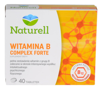 Witamina B Complex Forte 40 tabletek NATURELL