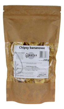 Chipsy bananowe 250g NATUR PLANET