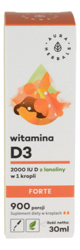 Witamina D3 FORTE 2000 30ml AURA