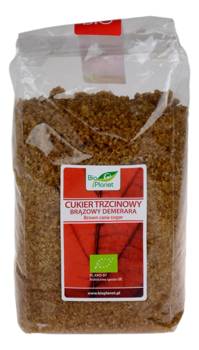 Cukier trzcinowy, brązowy, Demerara BIO 1000g BIO PLANET