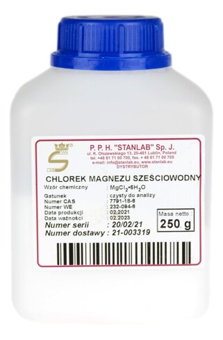 Chlorek magnezu sześciowodny 250g STANLAB