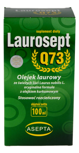 Laurosept Q73 (Olejek laurowy) 100 ml ASEPTA