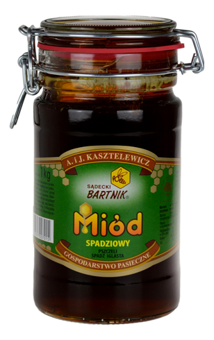 Miód spadziowy słoik KOMFORT 1kg BARTNIK